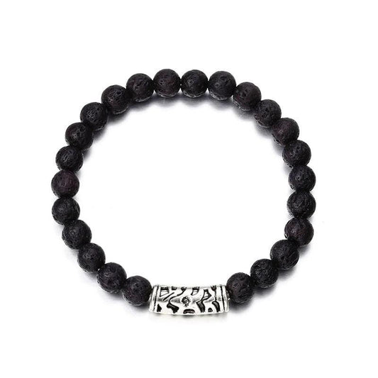 Pulseras Clásicas de Acrílico con Cuentas para Hombre