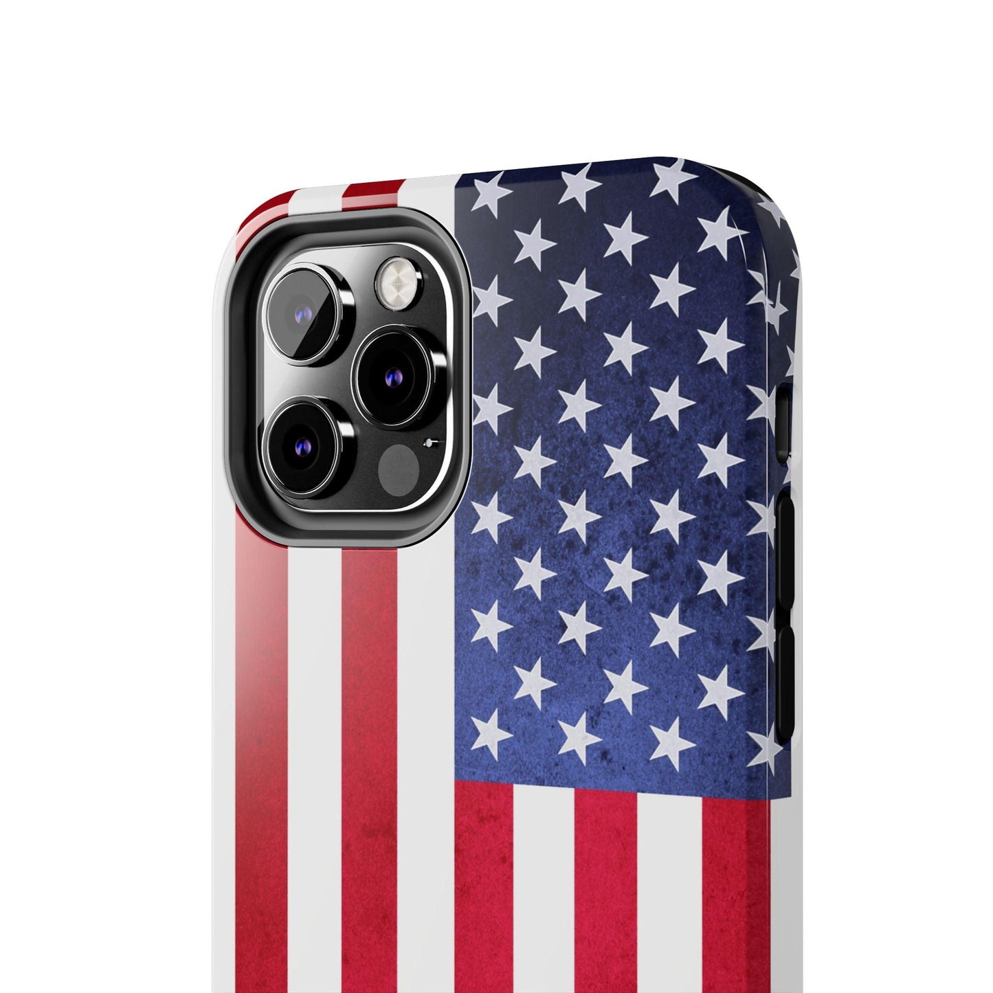 USA Flag Printed Tough Phone Cases