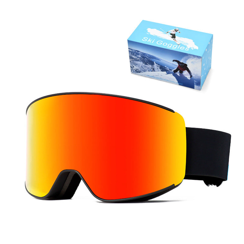 Spherical Ski Goggles Double-layer Anti-fog Ski Goggles