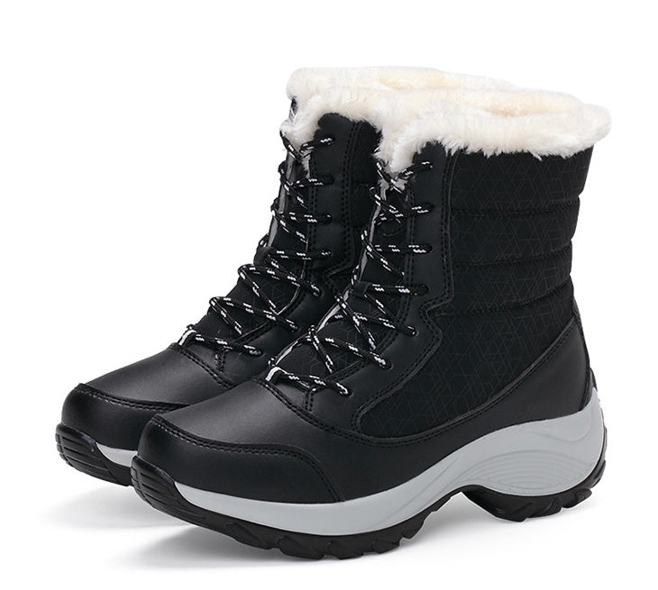 Women's Waterproof Cotton Snow Boots
