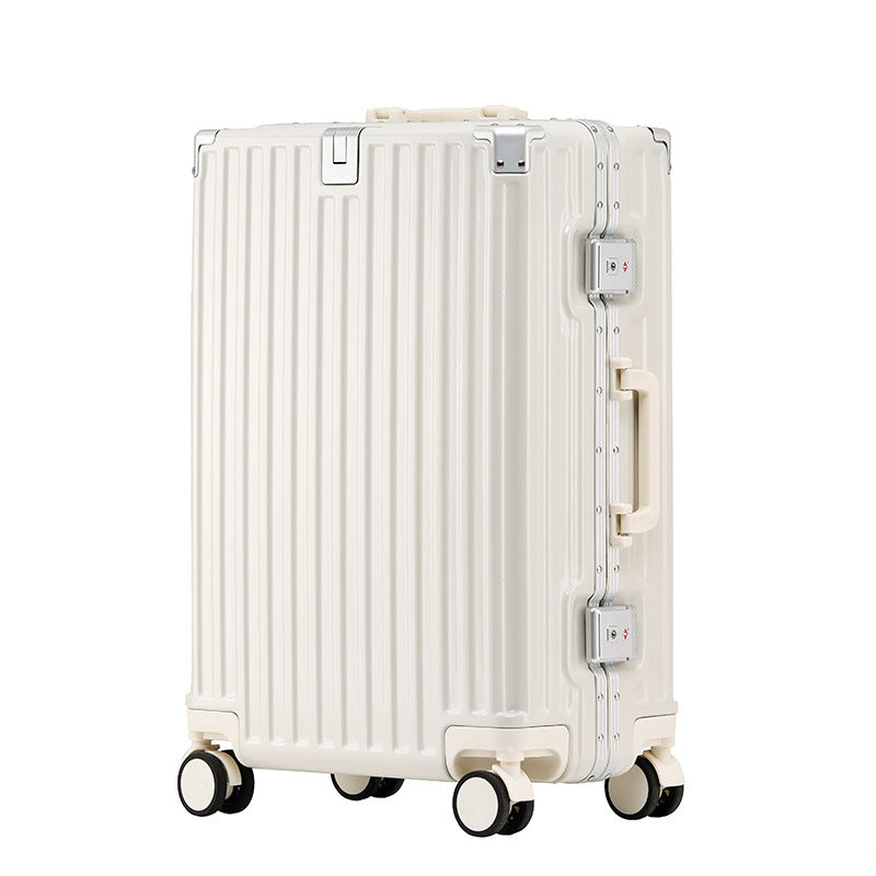 Unisex Aluminum Frame Solid Trolley Travel Case Travel Bag