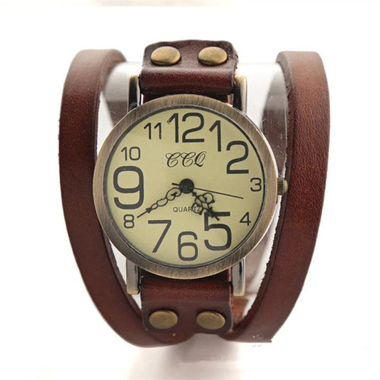 Retro Three-circle Casual Watch For Men