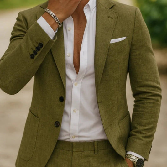Traje casual de dos piezas para hombre