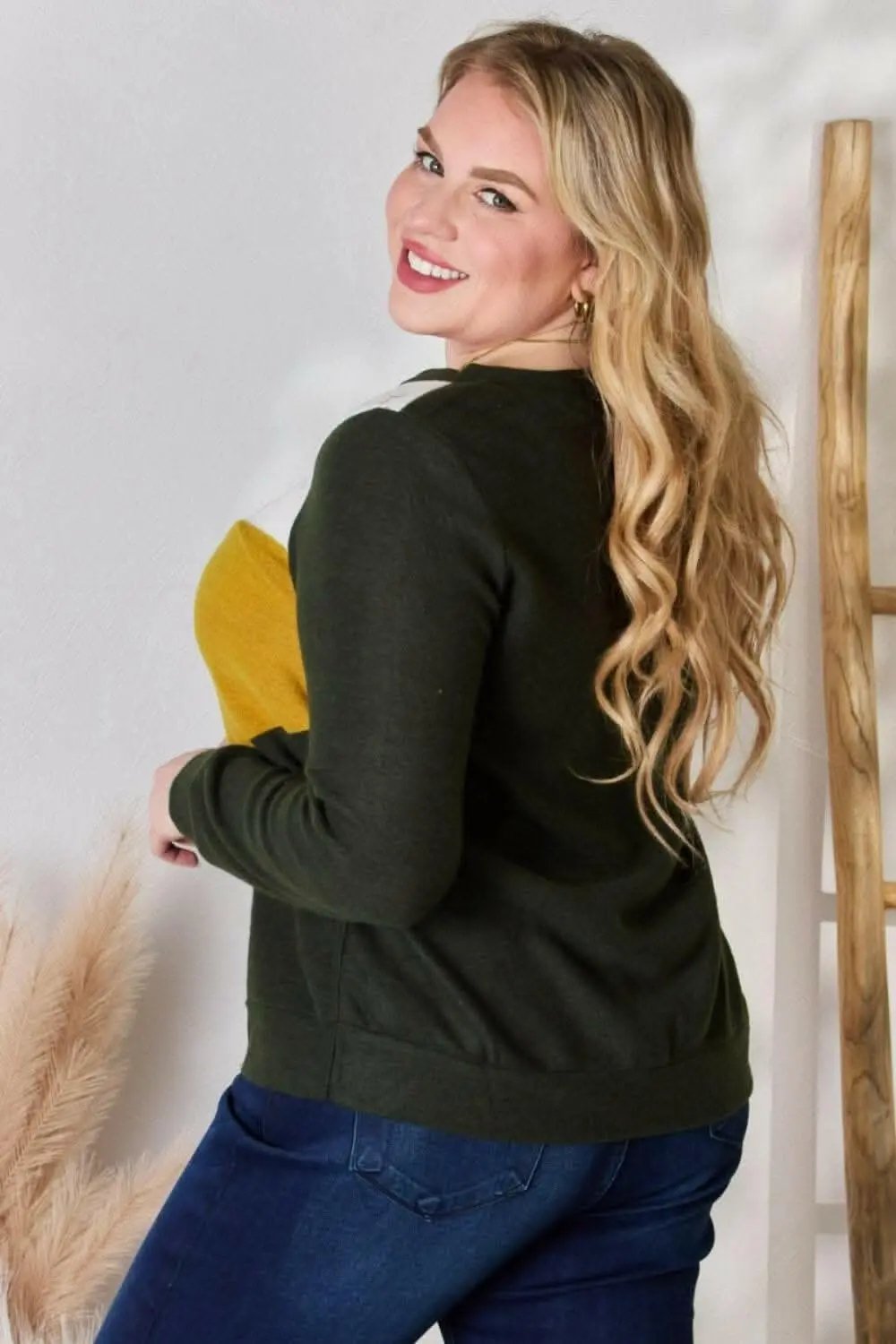 Blouses Trendsi Hailey & Co Plus Size Colorblock Blouse