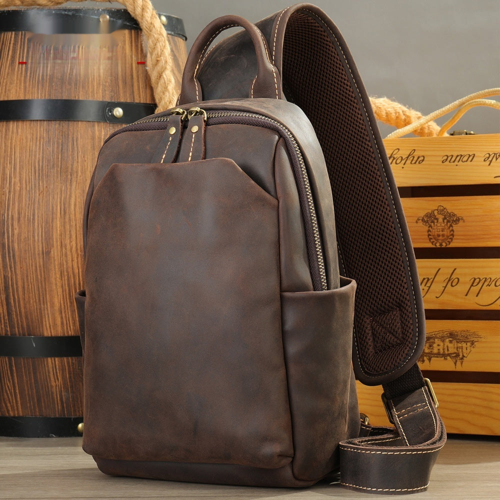 Retro Men's Casual Travel Crossbody Chest Bag