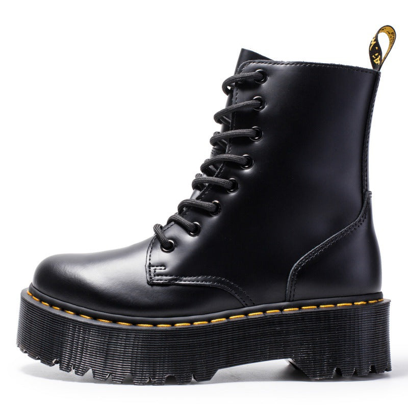 British-style Womens Ankle Boots With Side Zippers