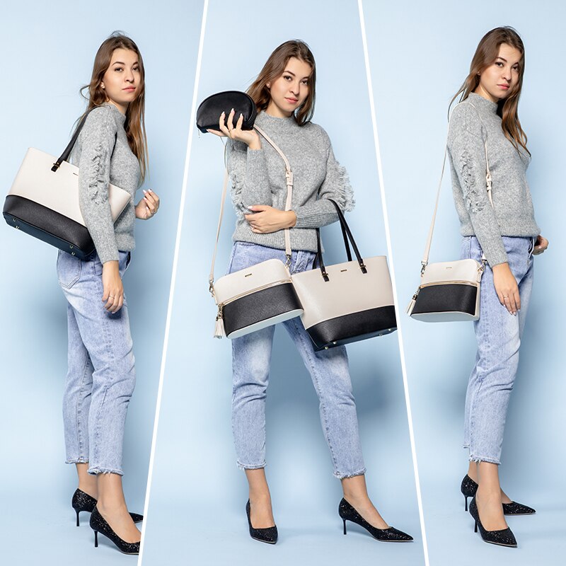 Women's Atmospheric Three-Piece Travel Bag Set