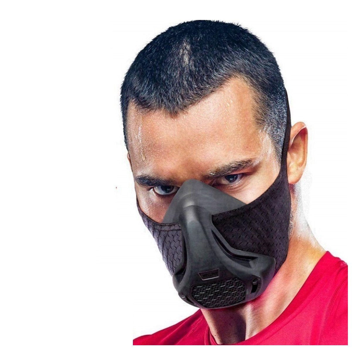 Máscara deportiva para entrenamiento de cardio con resistencia de elevación