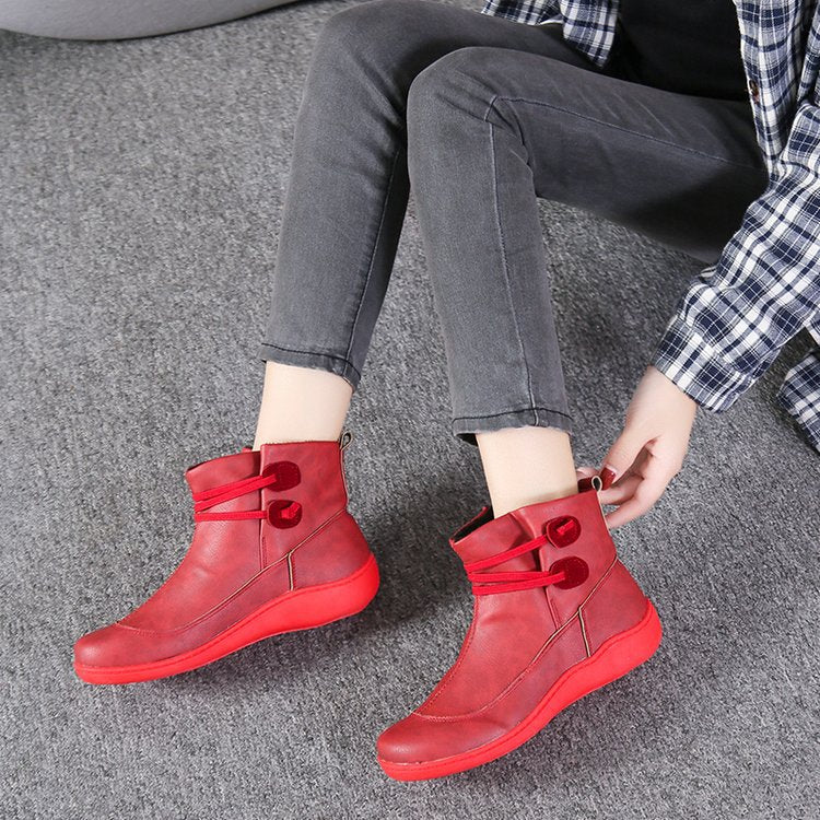 British Style Retro Booties Boots