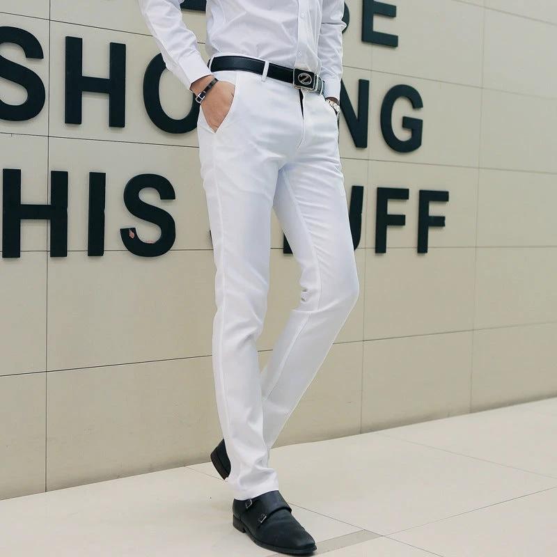Men's Business Casual Slim-fit Pants