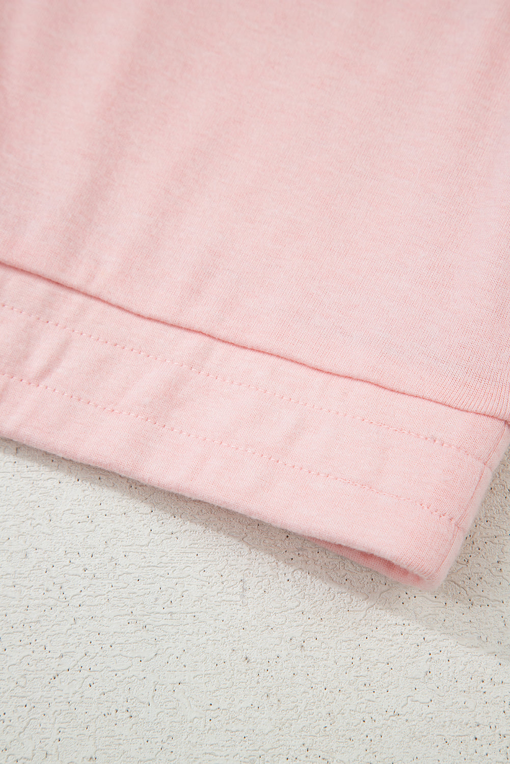 Conjunto de descanso de 3 piezas de top corto, pantalón corto y cárdigan en rosa claro