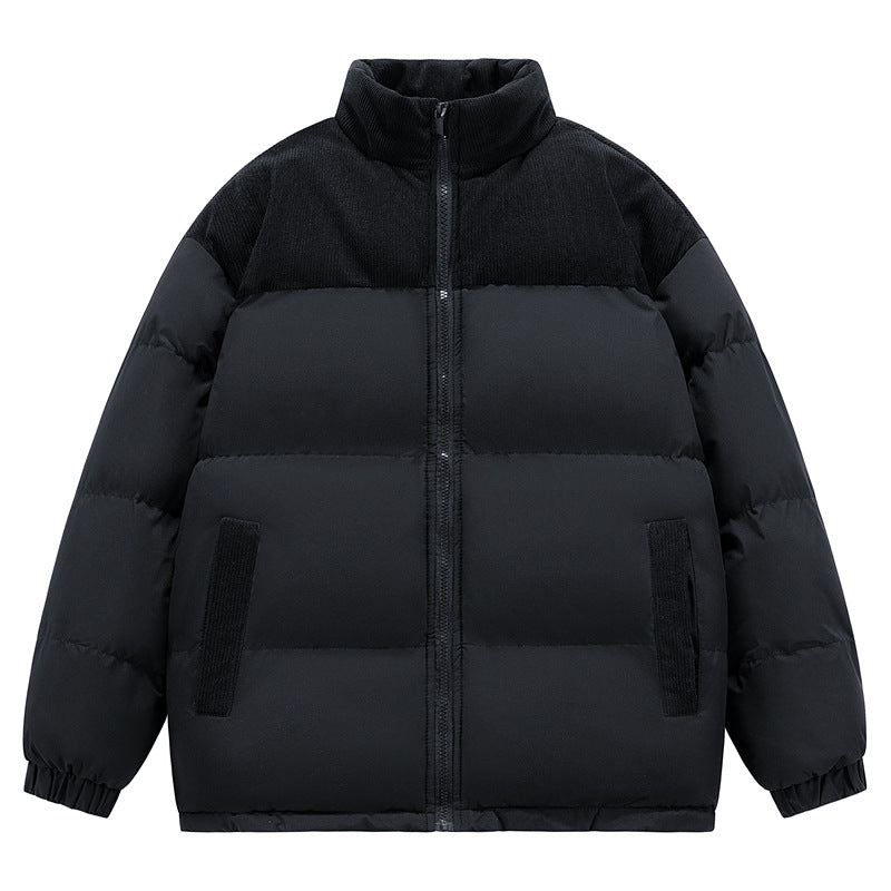 Winter Male New Cotton Clothing Thick Loose Hoodie Padded Coat