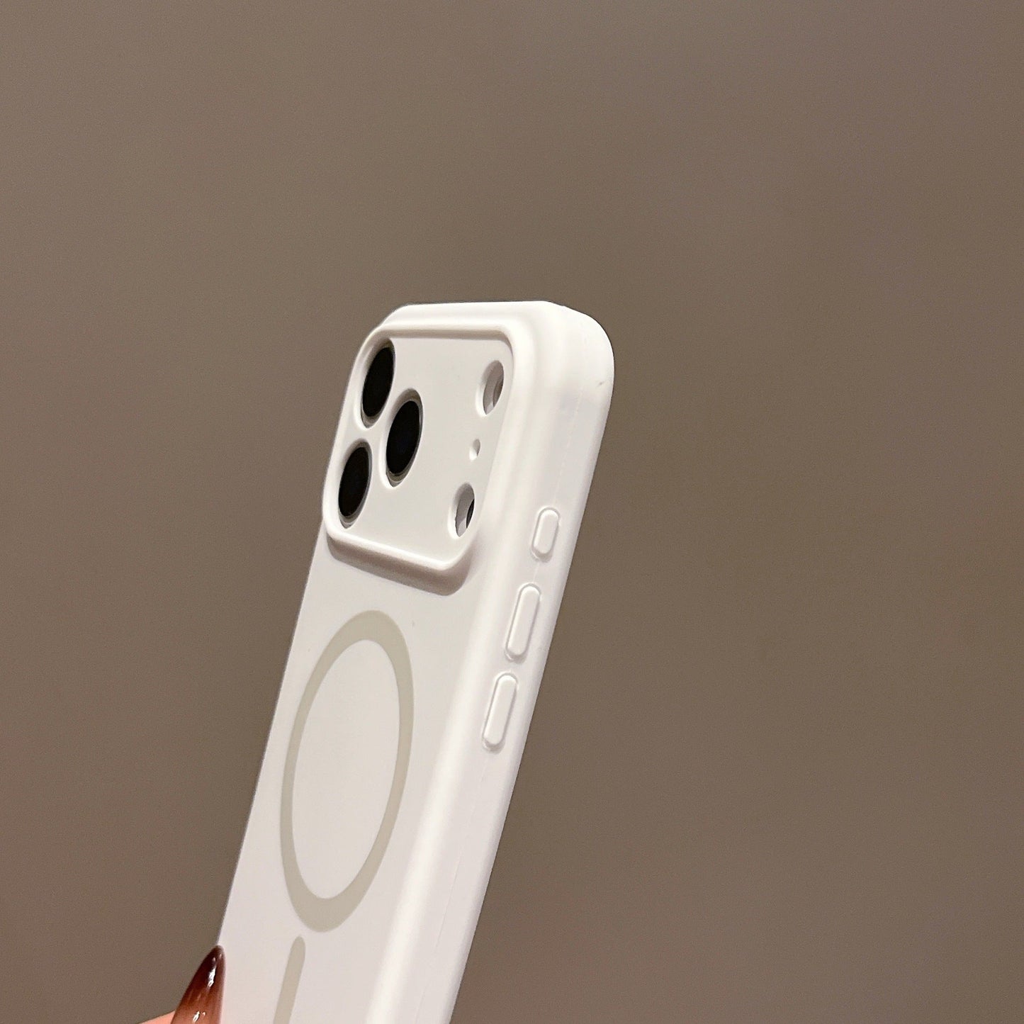Liquid Silicone Skin-feel Magnetic Phone Case