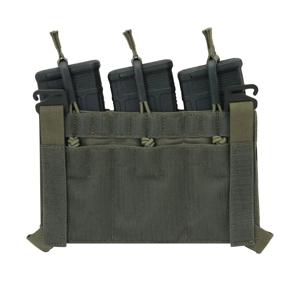 Placa frontal portacargadores triples AG3