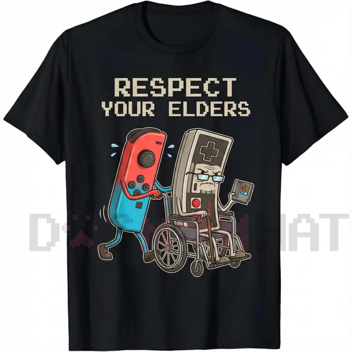 Funny Retro Gamer Graphic T-Shirt