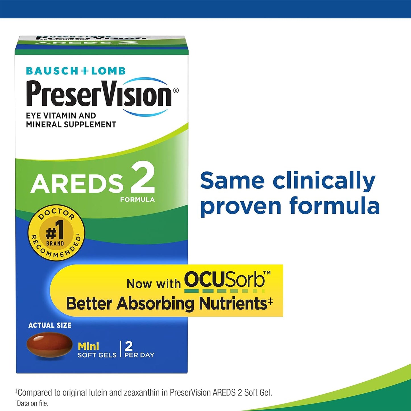 PreserVision 210 Soft Gels, AREDS 2 Formula - Clearance Sale