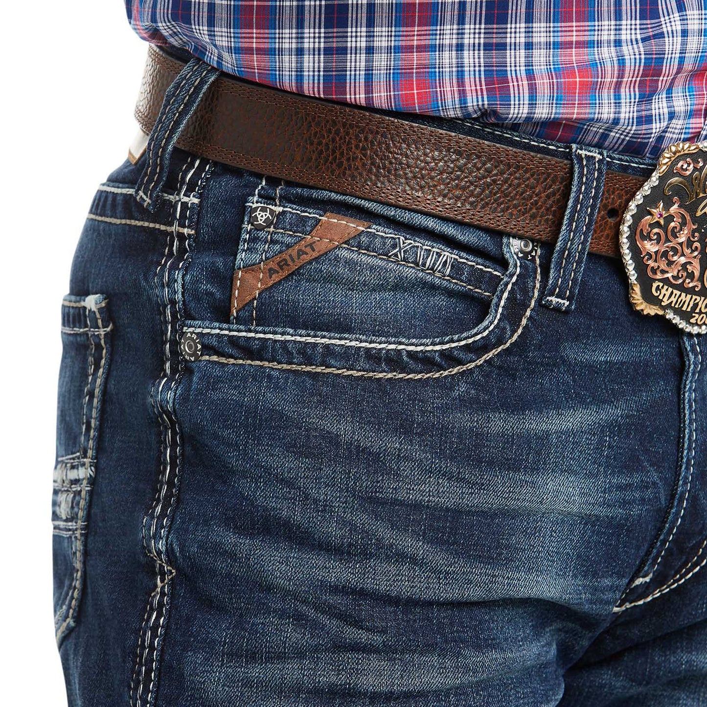 Ariat Men's M4 Low Rise Stretch Adkins Boot Cut Jean