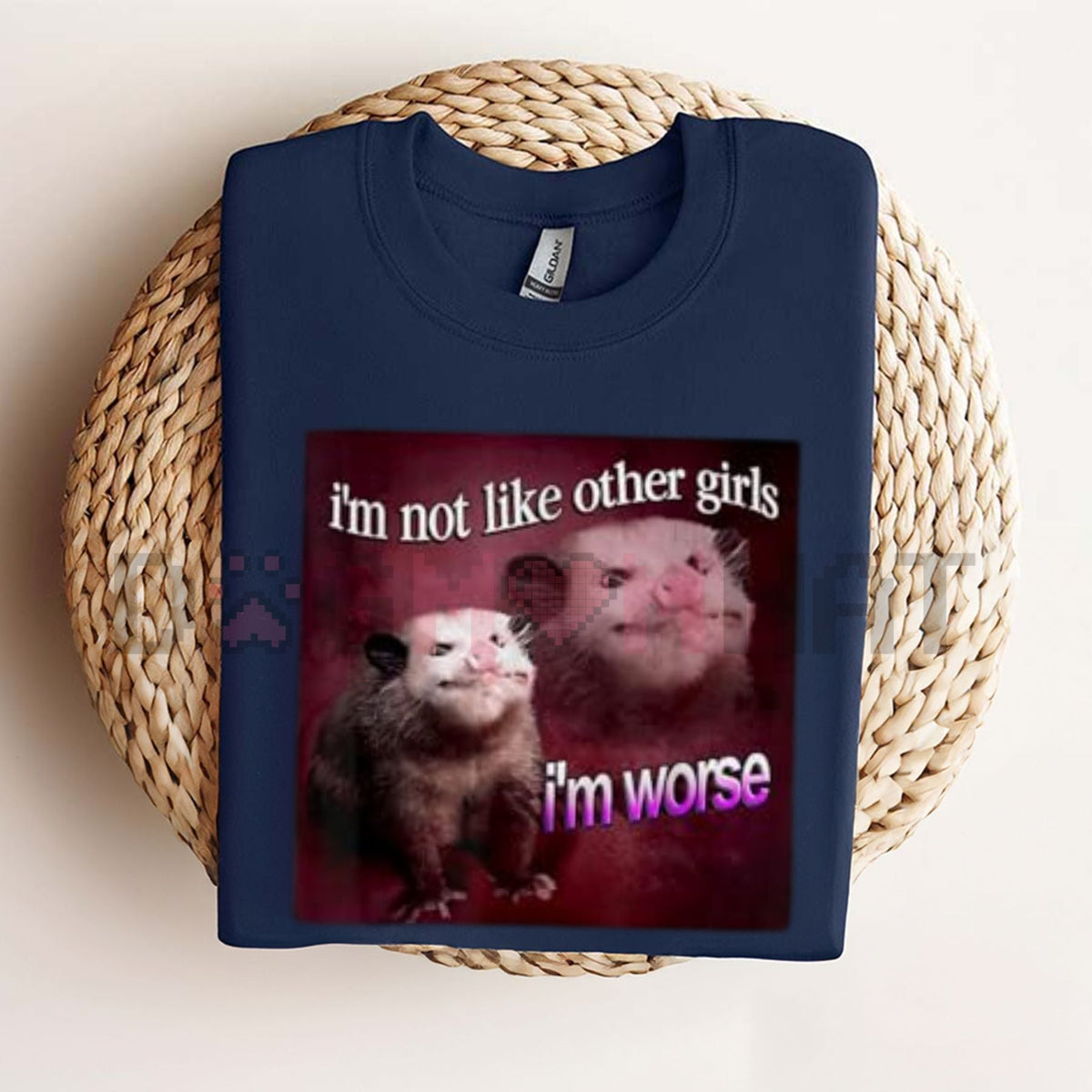 Vintage 90s WACKY OPOSSUM T-SHIRT – Retro Cartoon Graphic & Nostalgic Pop Culture Tee