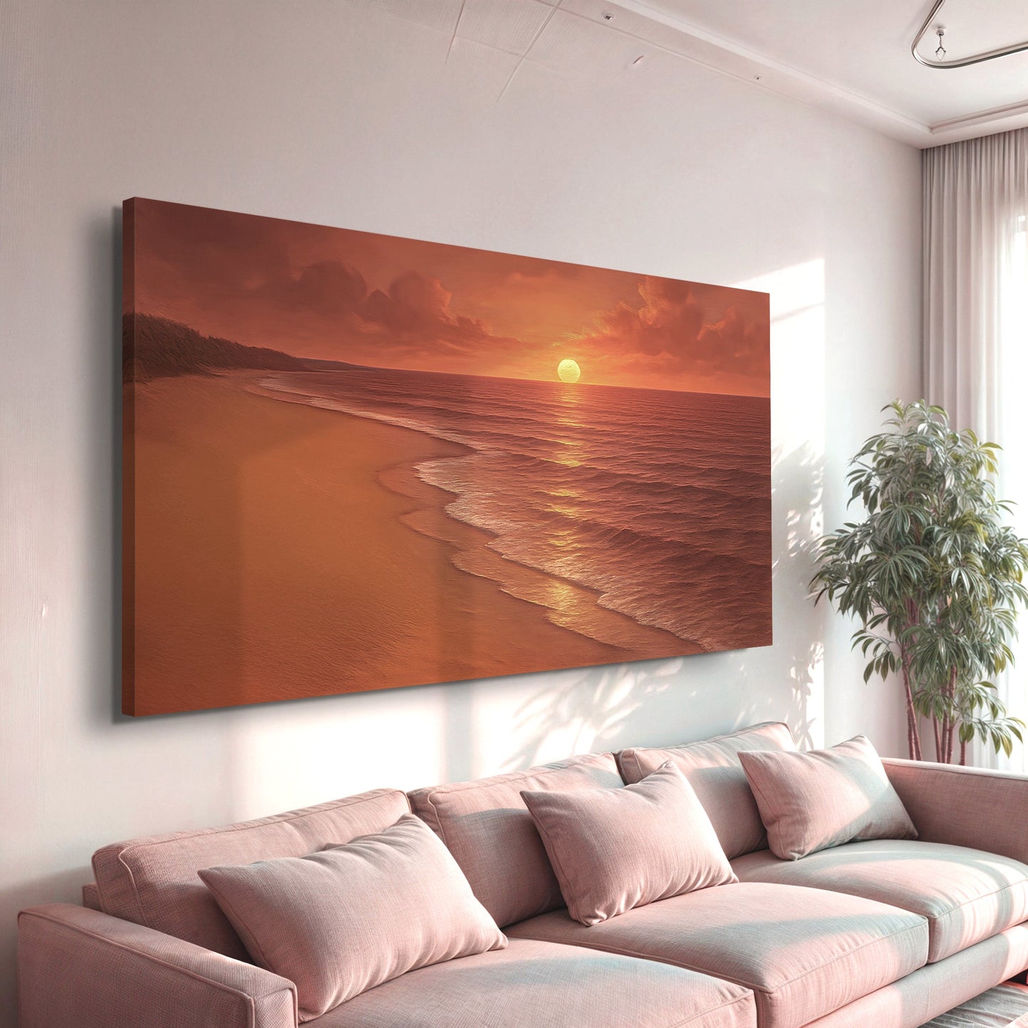 Beach Shoreline Coastal Wall Art VII