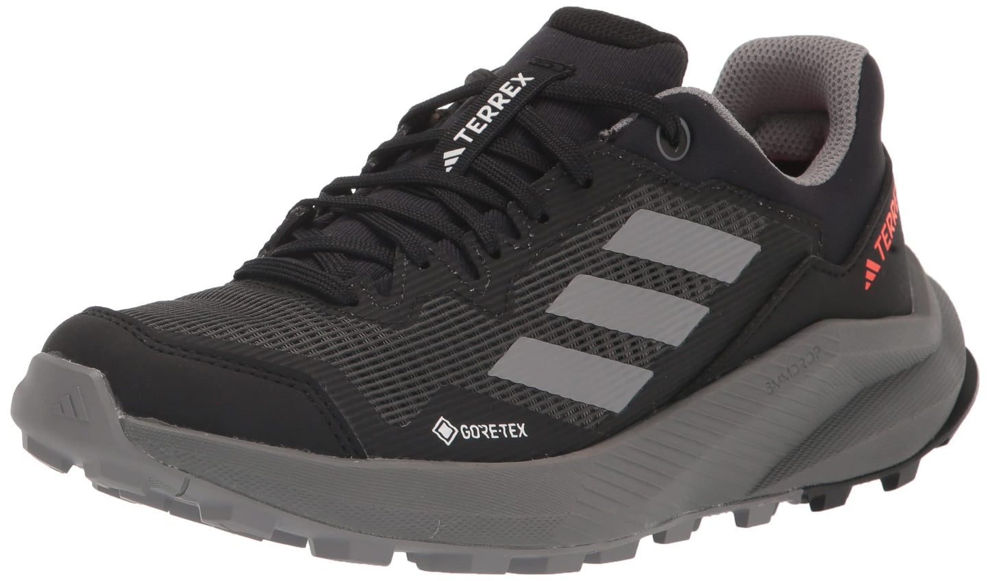 adidas Womens Terrex Trailrider GTX Trail Running Shoe Black/Grey/Grey 5