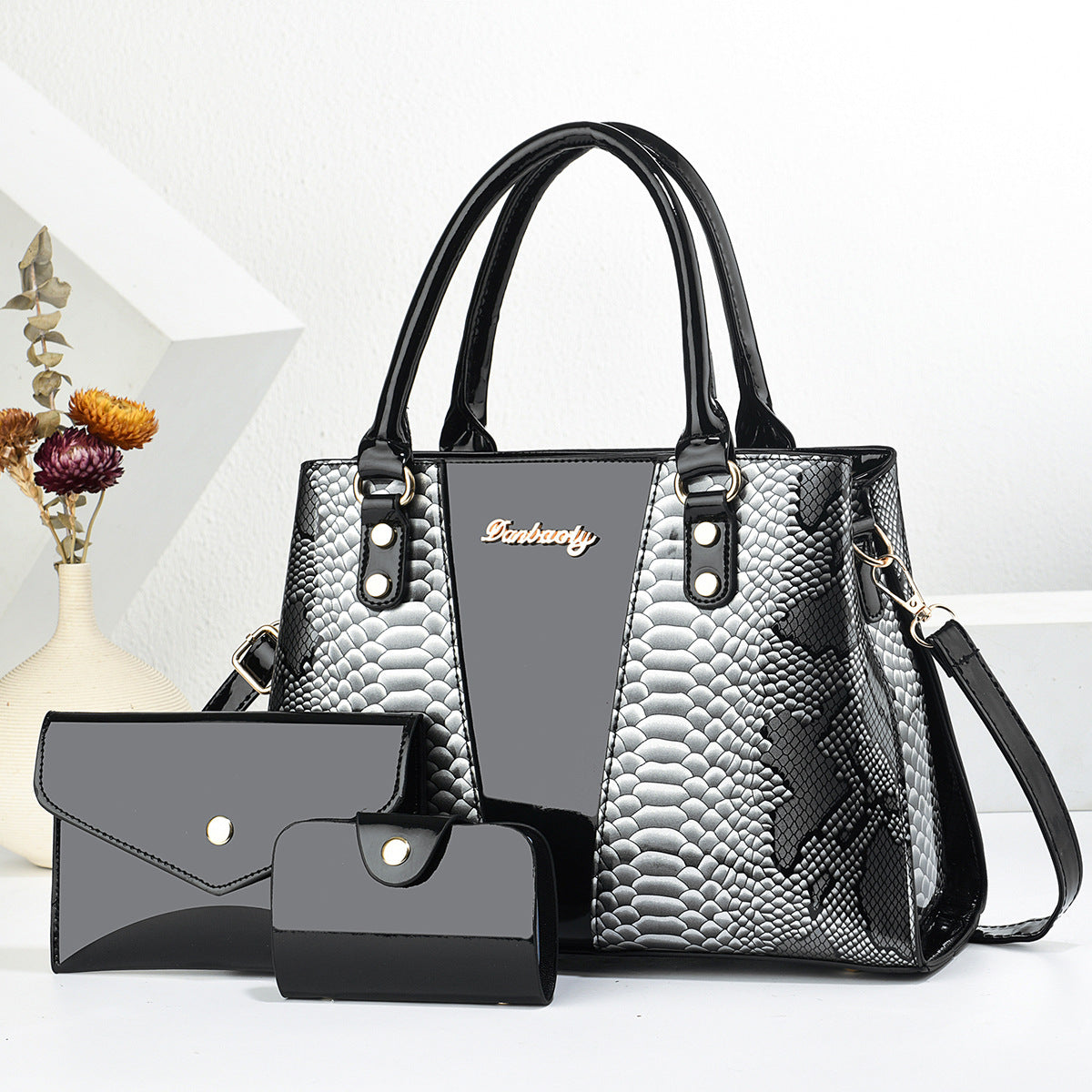 Large-Capacity Crossbody Tote Bag Set Crossbody Bag