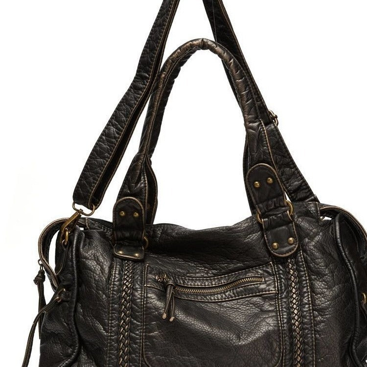 Women's French Retro Motorcycle Travel Bag