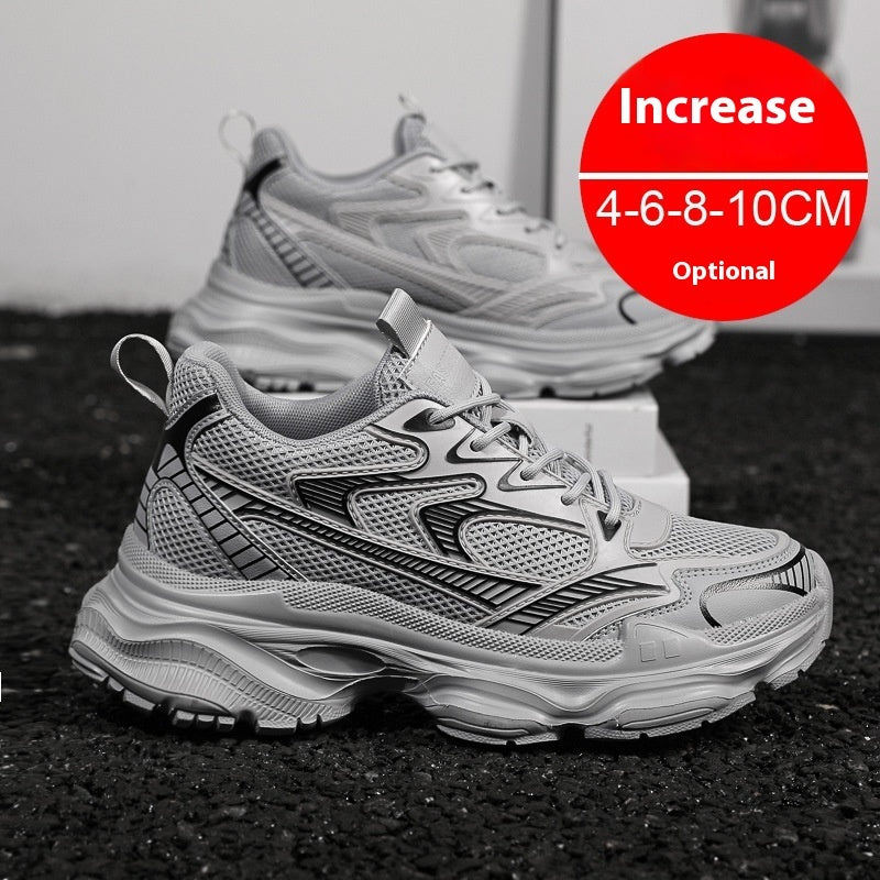 Unisex Casual Breathable Invisible Height Increasing Flats
