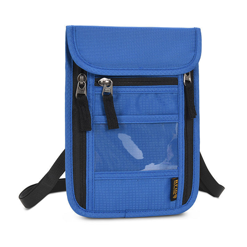 Multifunctional Passport Bag Ticket Clip Carrying Case Large Capacity