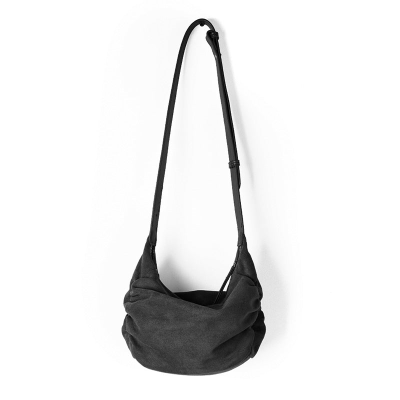 Women's Suede Shoulder Crossbody Dumpling Bag Crossbody Bag