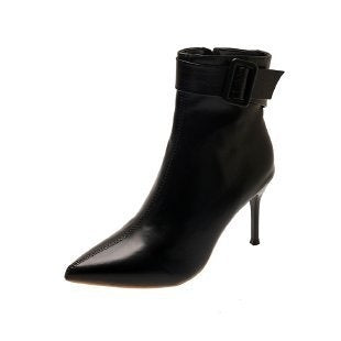 Women's Pointed-Toe Short Booties Boots