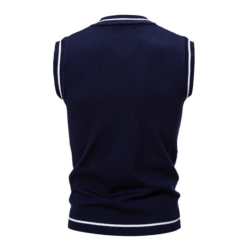 AutumnWinter New Mens Fashionable Trendy Vest Sweater Knitwear