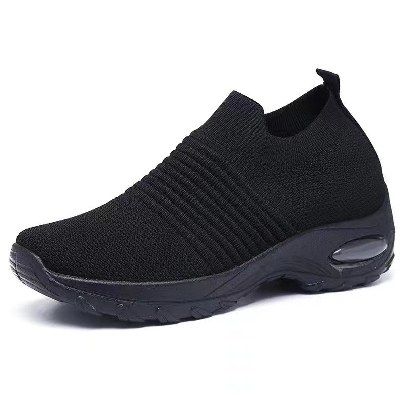 Spring Travel Casual Height-Boosting Air-Cushioned Outdoor Soft-Soled Sneakers