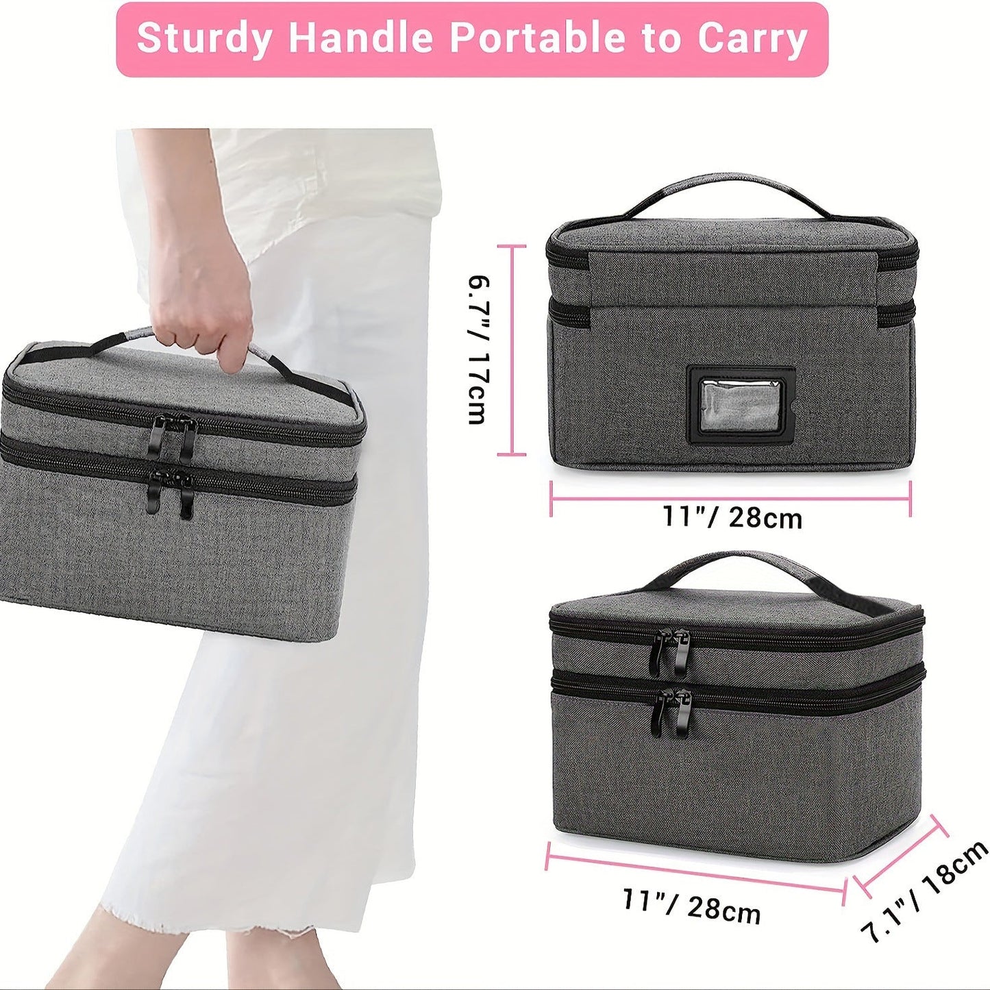 Portable First-Aid Emergency Organizer Handbag