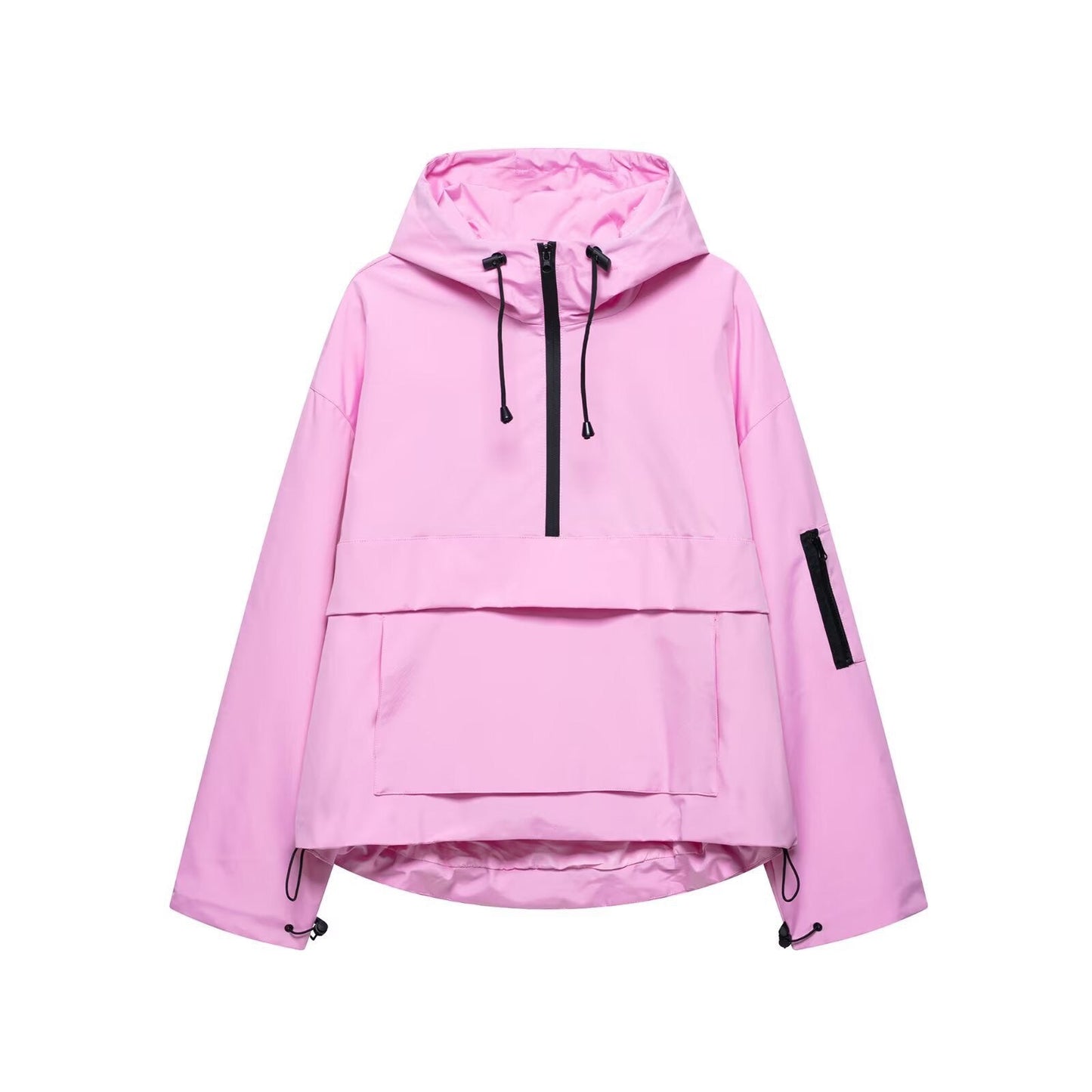 Casual Sports Hooded Jacket Top Outdoor Jacket Coat