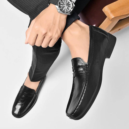Zapatos de cuero casuales para hombre