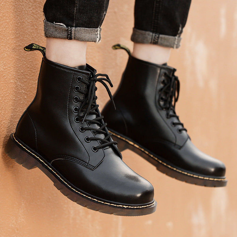 High-top British Style Tooling Martin Boots
