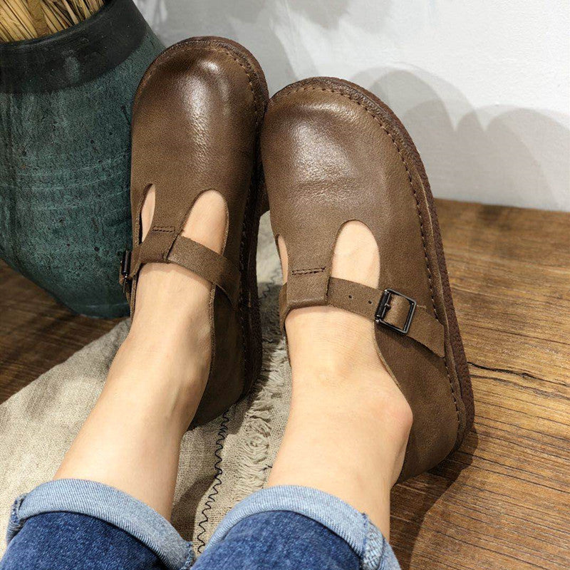 Women's Artistic Crafts Leather Flats