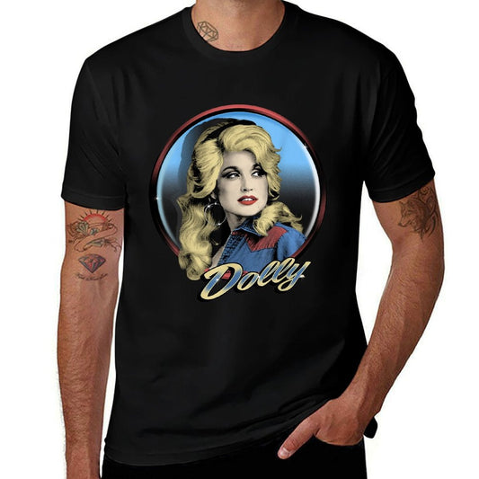 Camiseta de Dolly Parton con costuras de alta calidad de estilo western