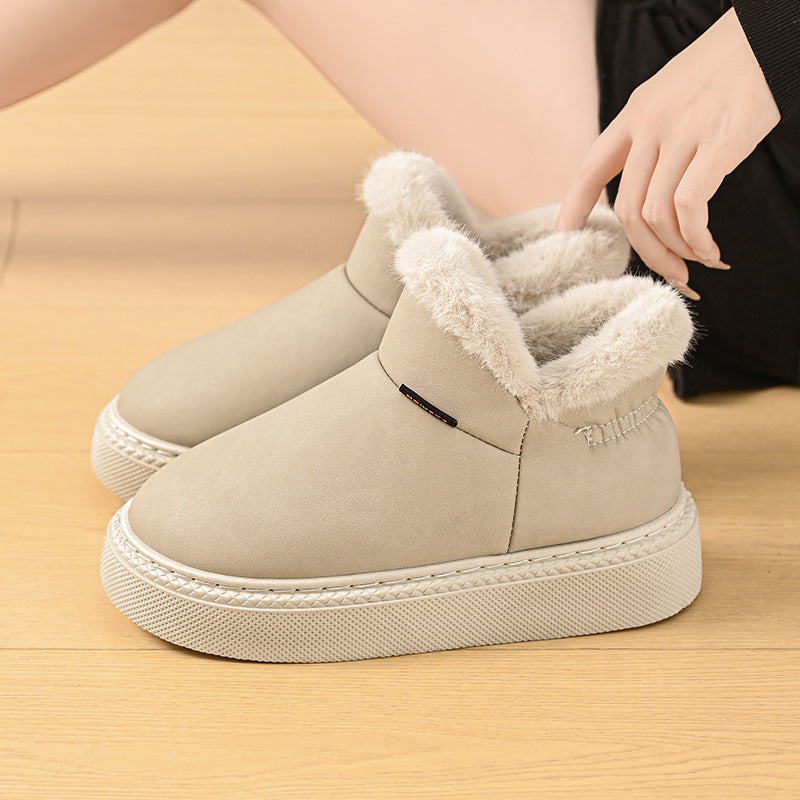 Unisex Fleece-Lined Warm Outdoor Shoes