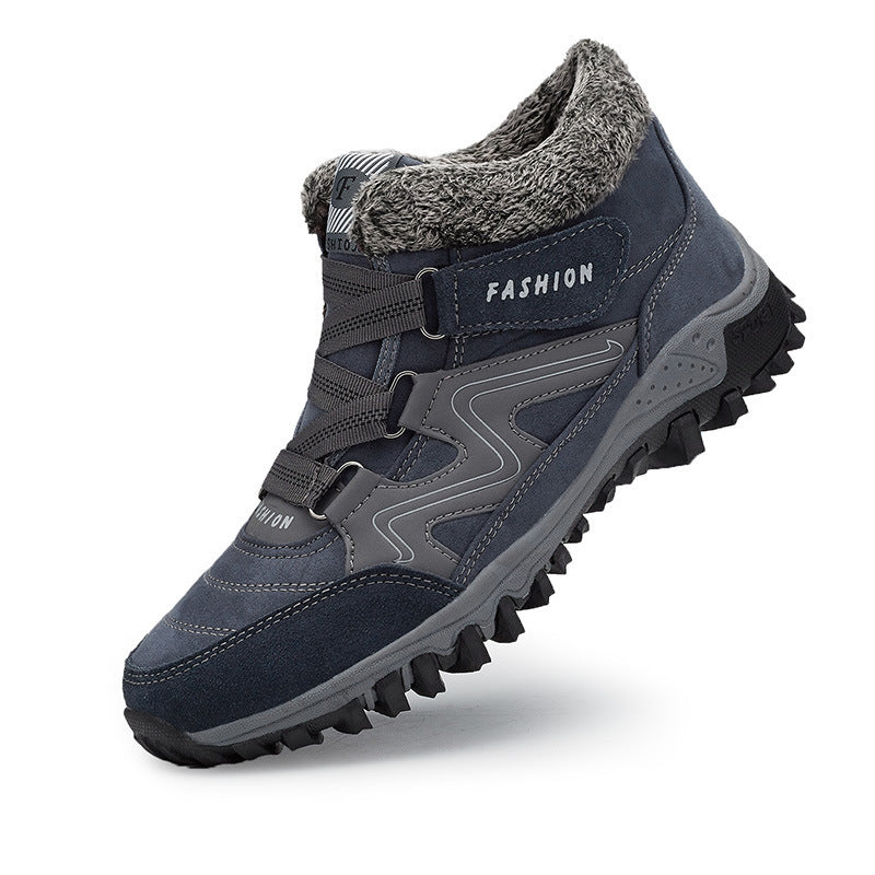 Outdoor Cotton-Padded Mid-Top Sports Platforms