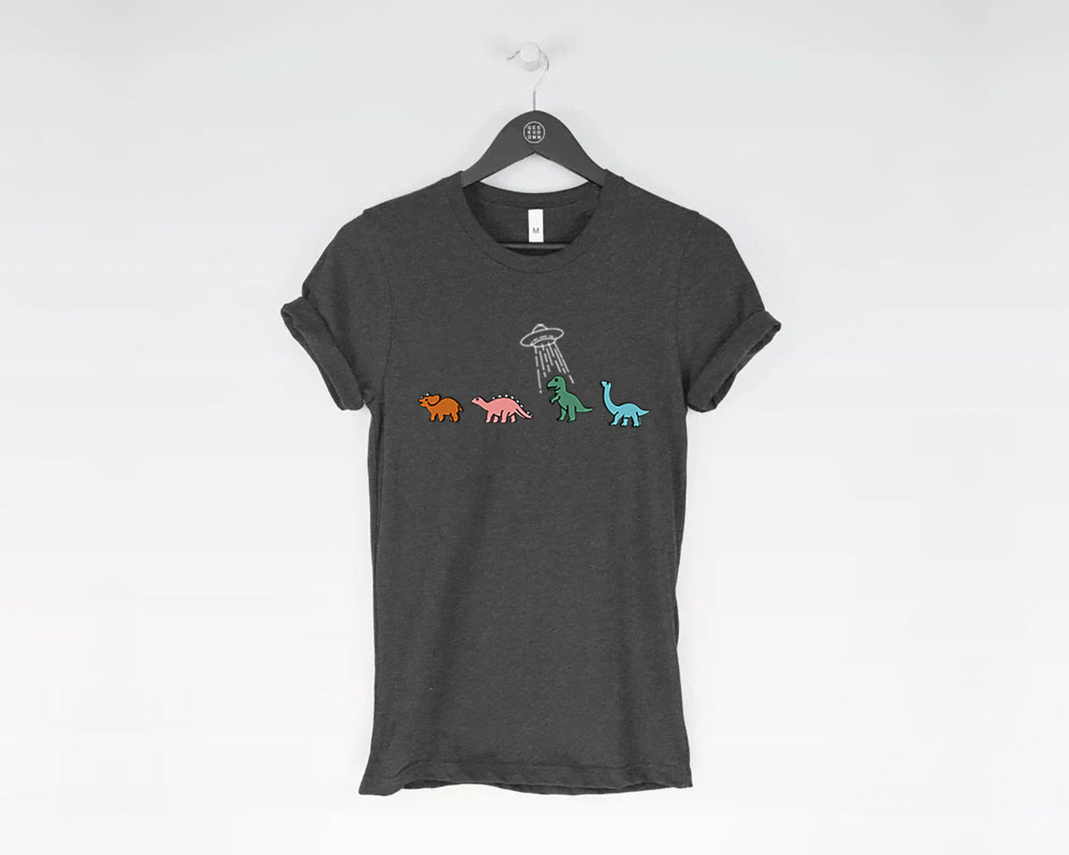 Round-neck Cartoon-print Short Sleeves