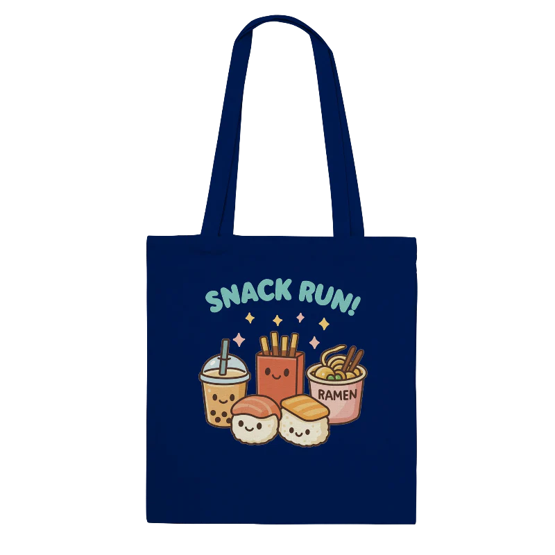 Bolso tote kawaii "Snack Run"