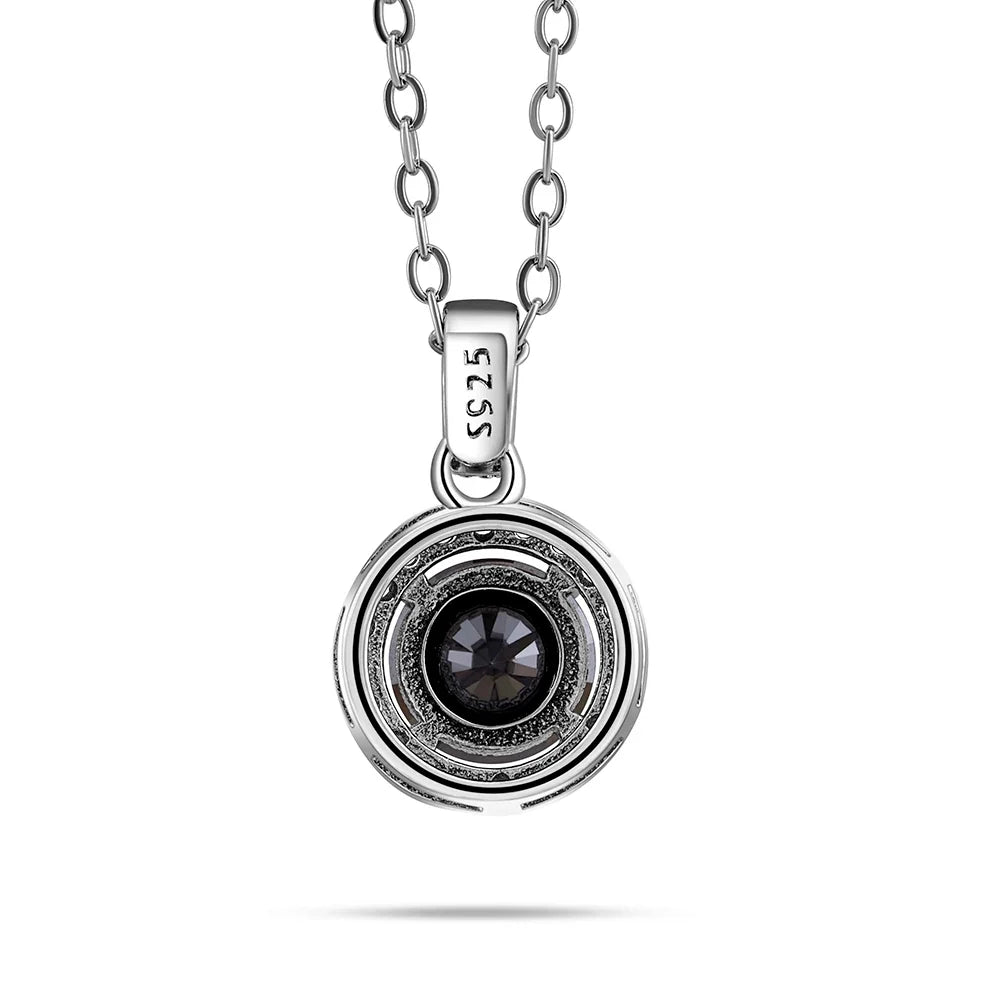 2Ct Moissanite Necklace Earrings Set Sterling Silver 925 Wedding Jewelry