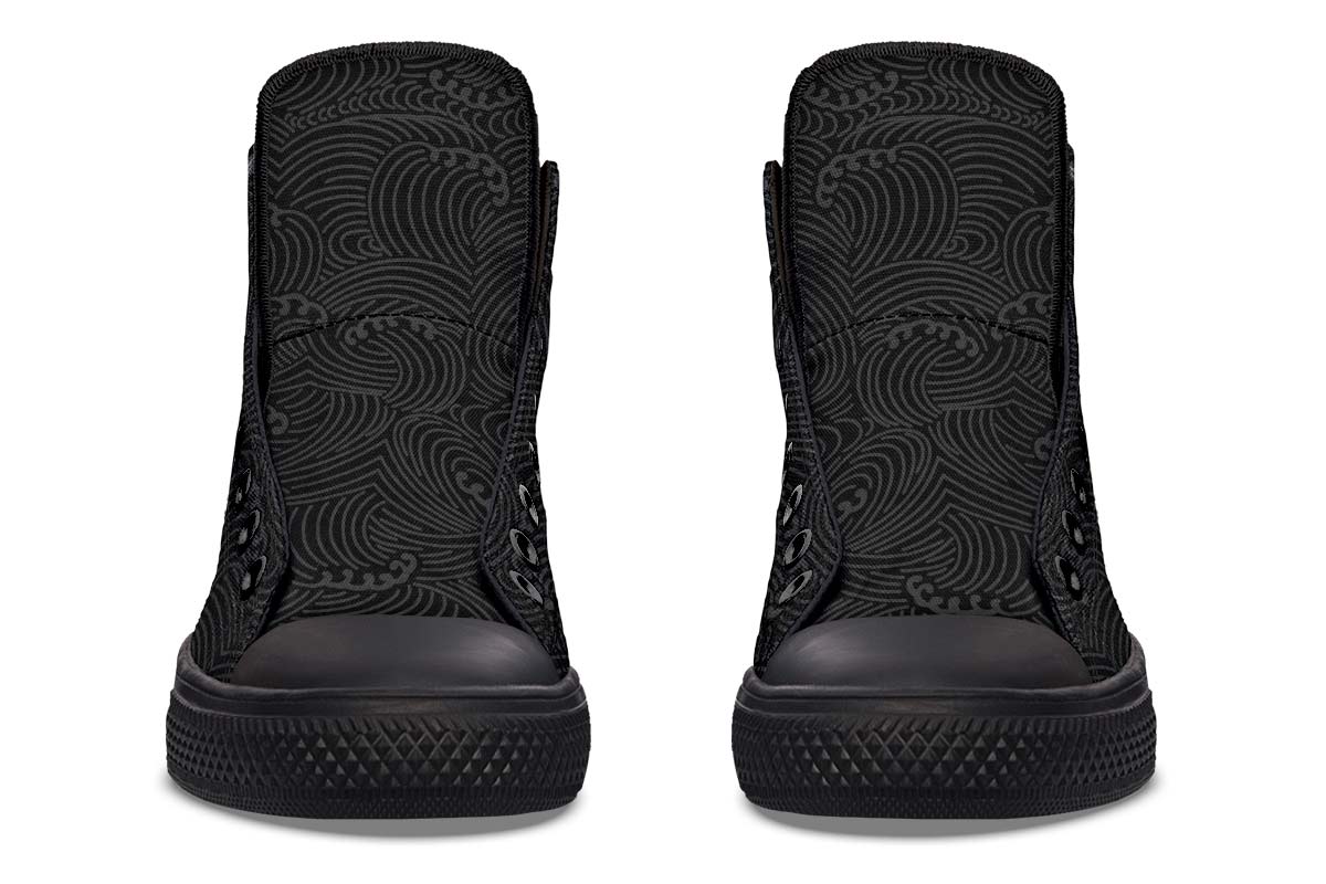 Printed Couple High Top Canvas Shoes