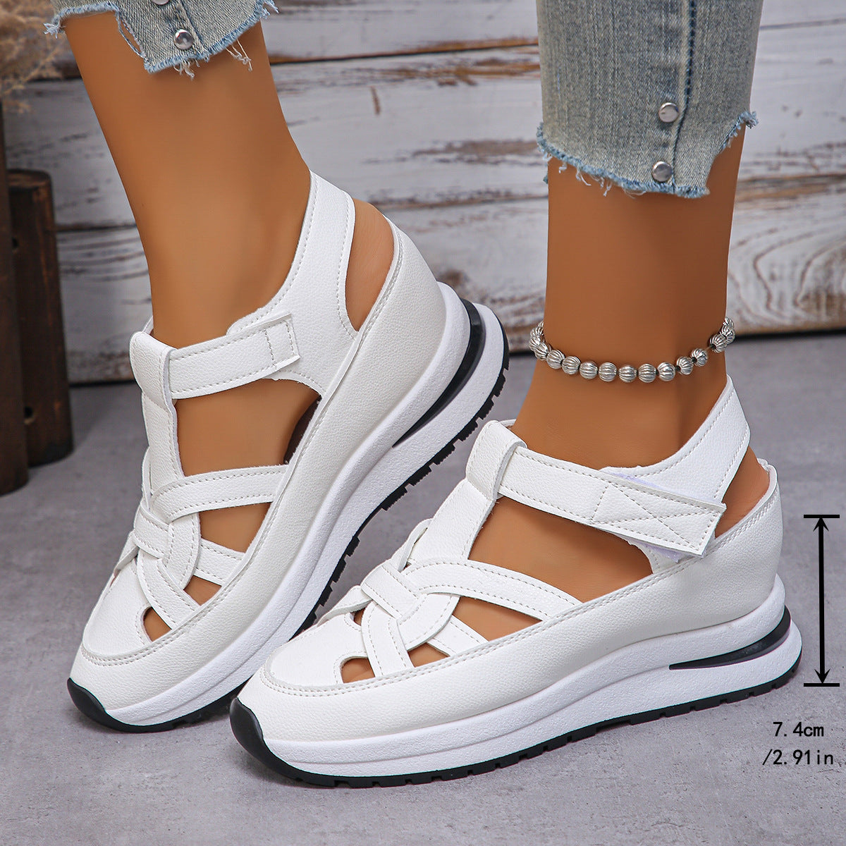 Women's Wedge Roman Magic Stick Shoes Platform Casual
