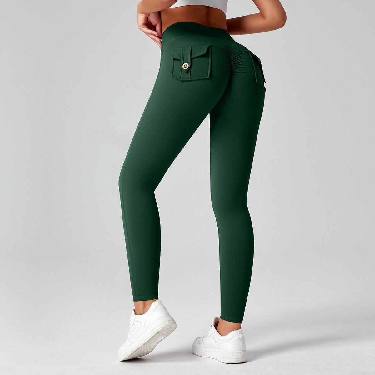Fitness Yoga Pants For Women High-waisted Butt-lifting Stretchy Form-fitting Workout Tights
