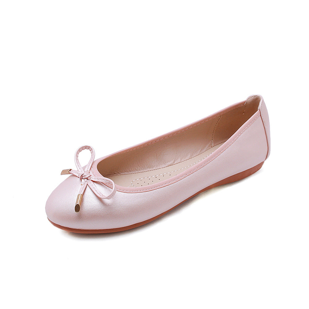 Foldable Bow Ballet Flats