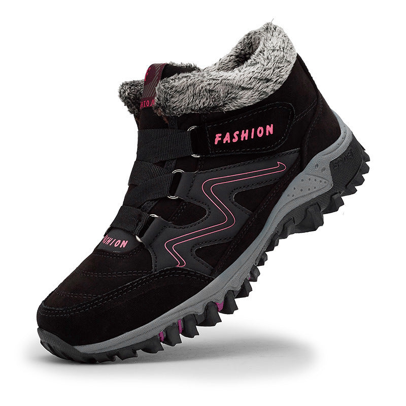 Outdoor Cotton-Padded Mid-Top Sports Platforms