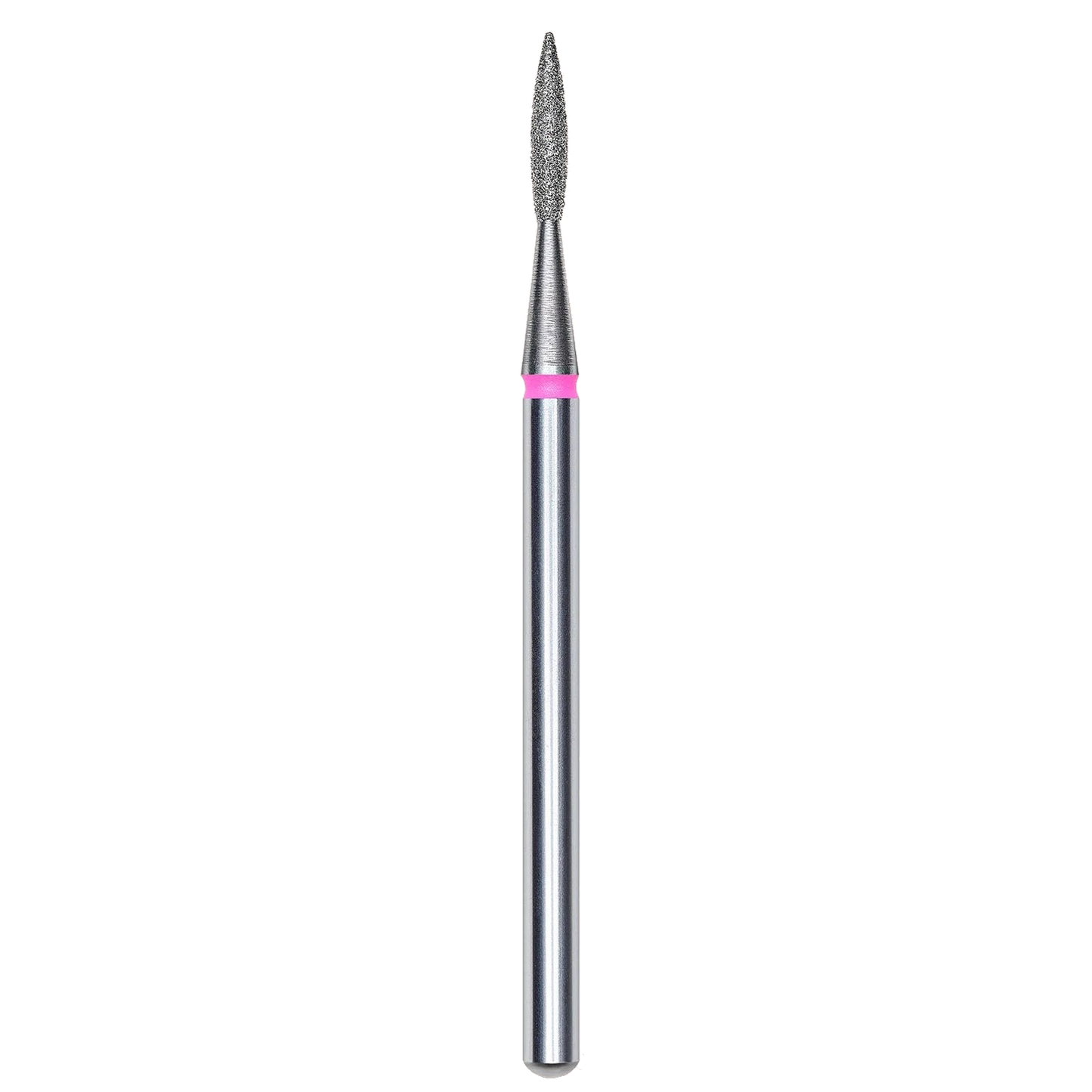 DIAMOND NAIL DRILL BIT, "FLAME", RED, HEAD DIAMETER 1.6/8MM (FA11R016/8) - STALEKS™