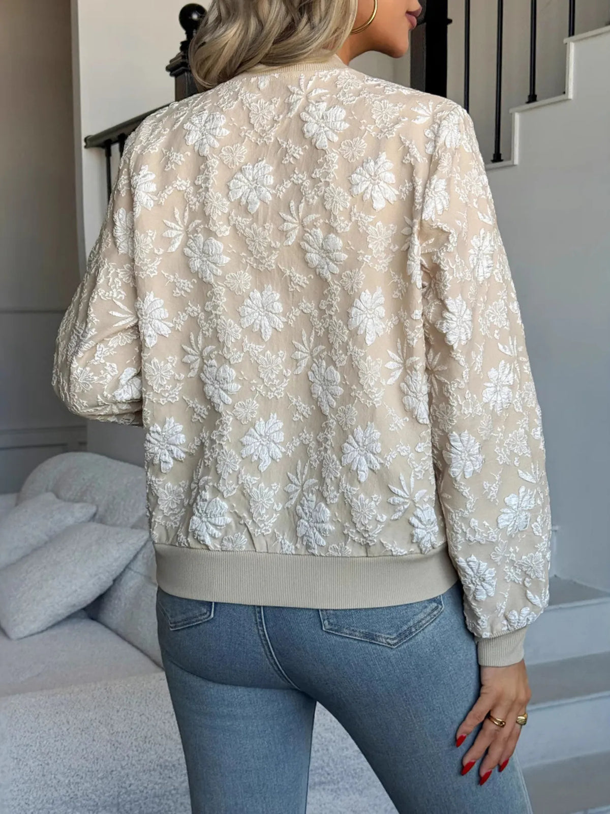 Zip Up Long Sleeve Jacket